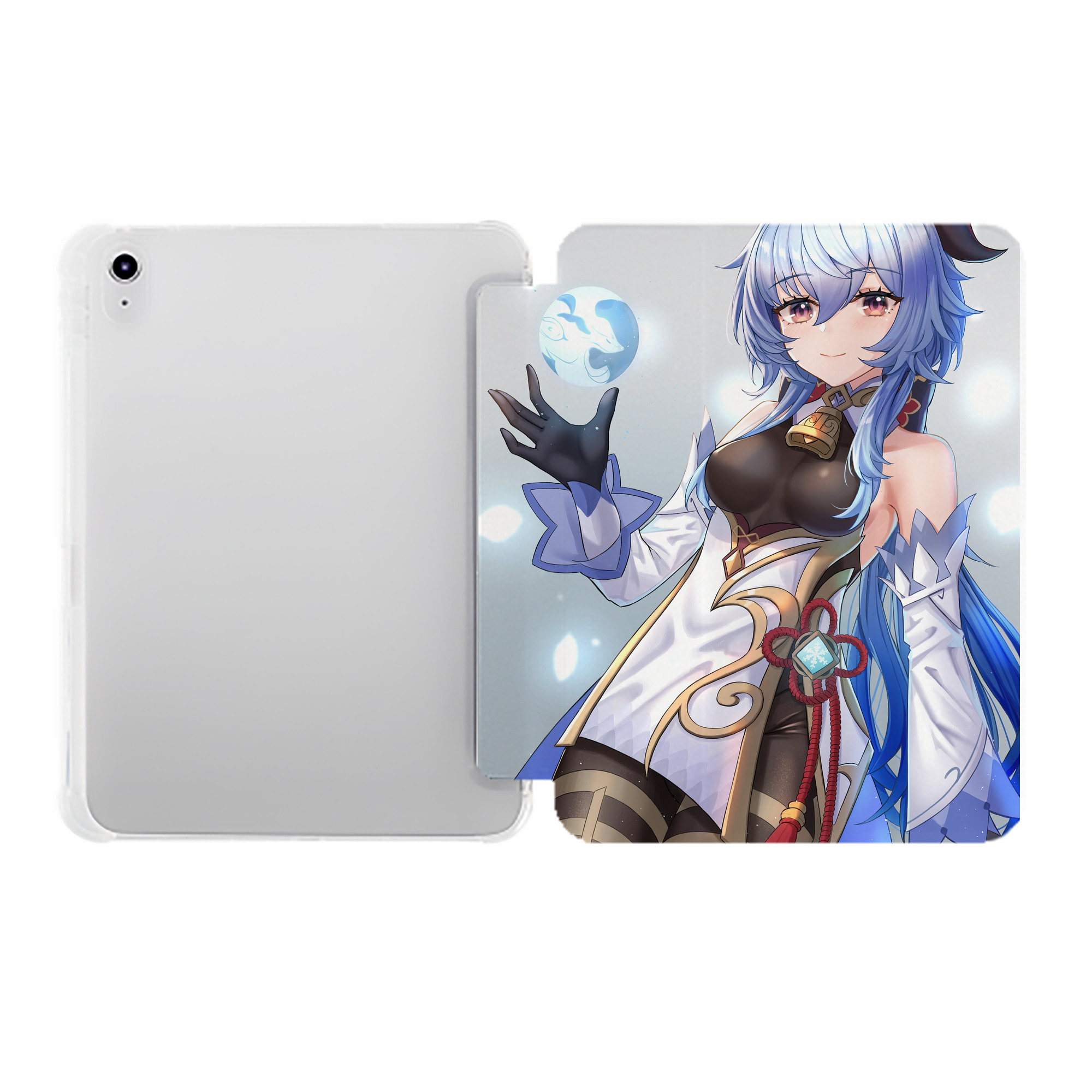 げんし神 genshin IPad ケース ペン収納付き 三つ折りスタンド PUレザー×シリコン 対応機種9.5/10.5/10.9インチ